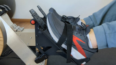 Trage Schuhe beim Rudern